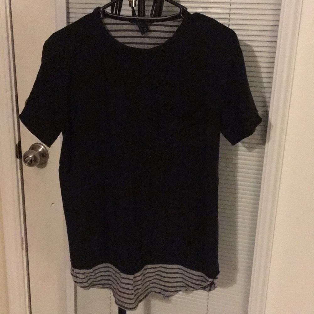 21Men Black T-Shirt